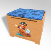 Ящик для игрушек с подушкой